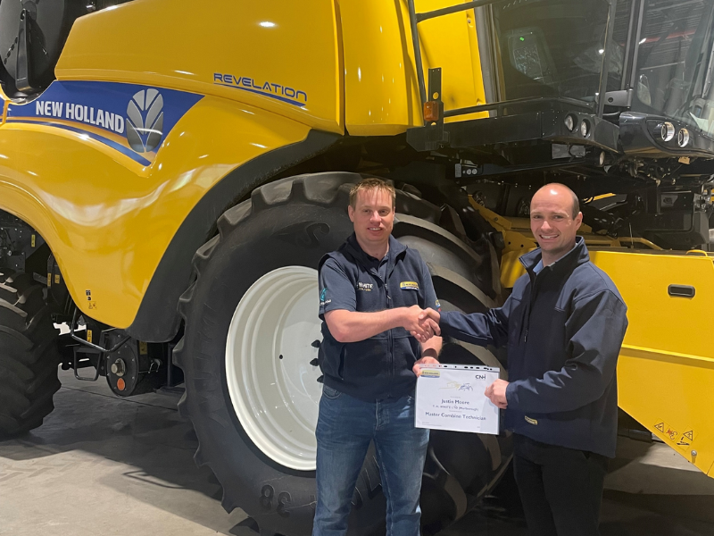 First New Holland Master Technician for Combines