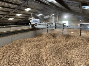 Woodchip storage 